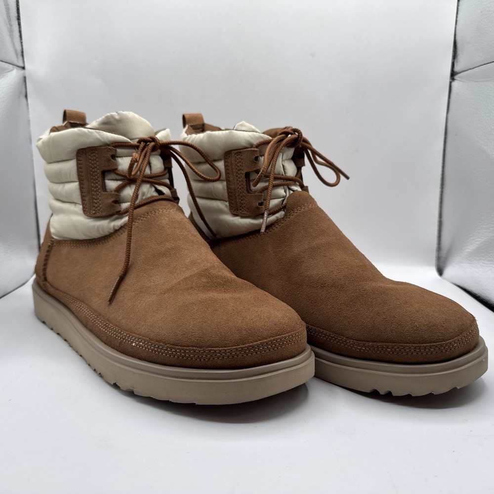 Men's 11 Brown UGG Classic Mini Lace-Up Weather Boot 1120849 Boots 3M Thinsulate